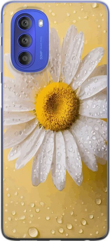 Mobildeksel til Motorola Moto G51 5G med Porselensblomst motiv