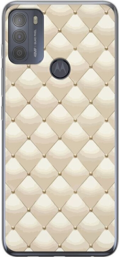 Mobildeksel til Motorola Moto G50 med Gullglans motiv