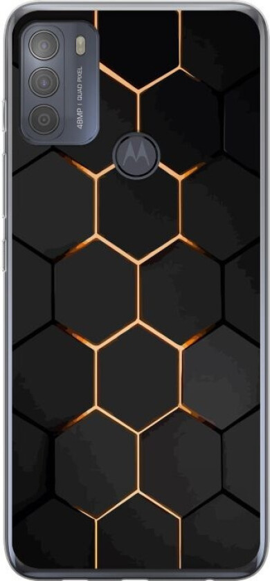 Mobildeksel til Motorola Moto G50 med Luksuriøst Mønster motiv