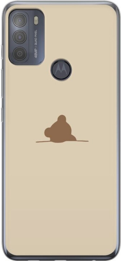 Mobildeksel til Motorola Moto G50 med Nalle motiv