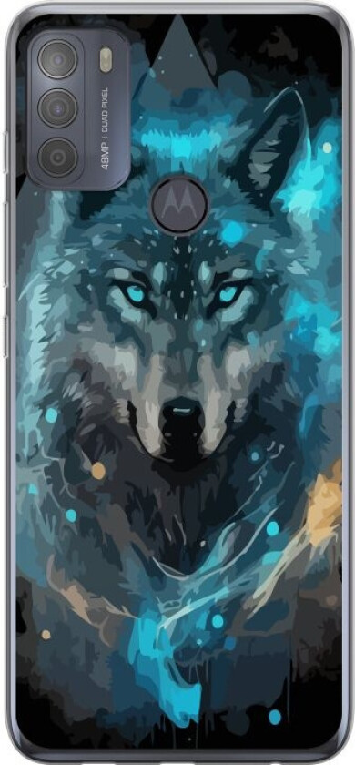 Mobildeksel til Motorola Moto G50 med Ulve motiv