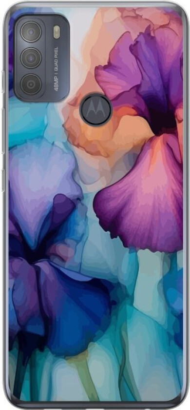 Mobildeksel til Motorola Moto G50 med Magiske blomster motiv