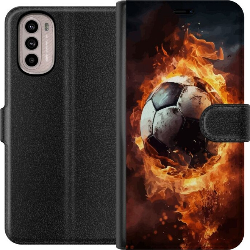 Lommeboketui til Motorola Moto G41 med Fotball motiv