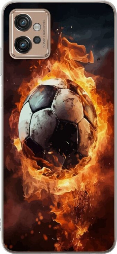 Mobildeksel til Motorola Moto G32 med Fotball motiv
