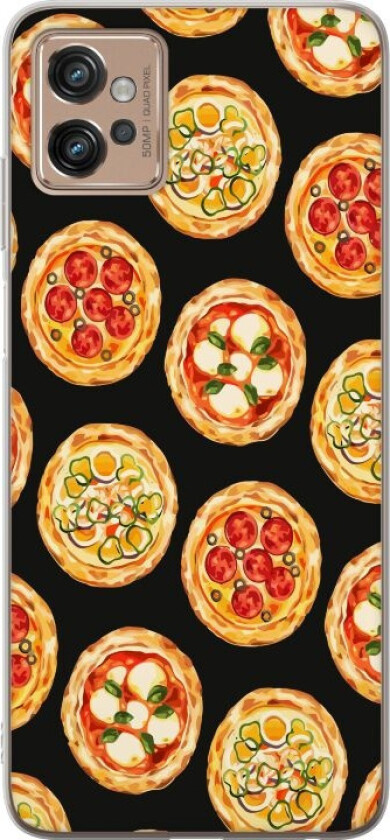 Mobildeksel til Motorola Moto G32 med Pizza motiv