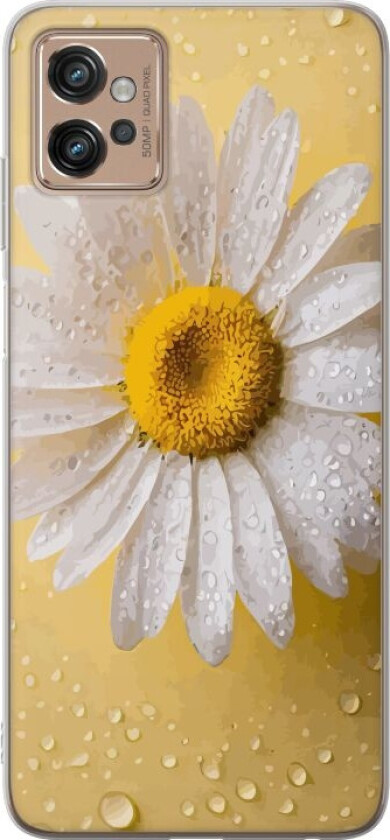 Mobildeksel til Motorola Moto G32 med Porselensblomst motiv