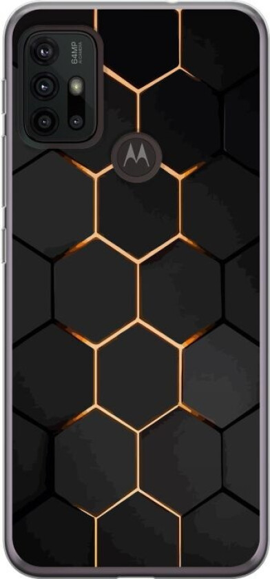 Mobildeksel til Motorola Moto G30 med Luksuriøst Mønster motiv