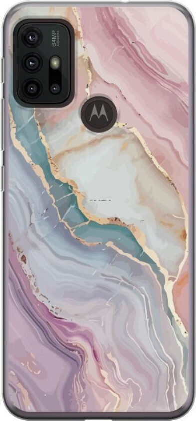 Mobildeksel til Motorola Moto G30 med Marmor motiv