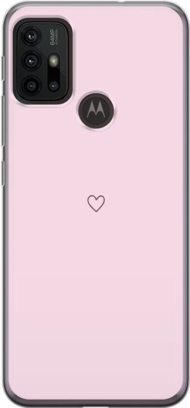 Mobildeksel til Motorola Moto G30 med Hjerte motiv