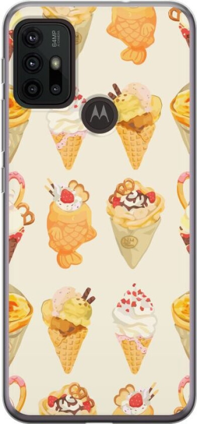 Mobildeksel til Motorola Moto G30 med Glassig motiv