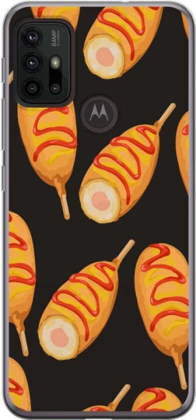 Mobildeksel til Motorola Moto G30 med Kyllinglår motiv