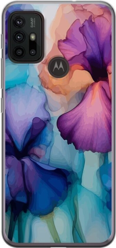 Mobildeksel til Motorola Moto G30 med Magiske blomster motiv