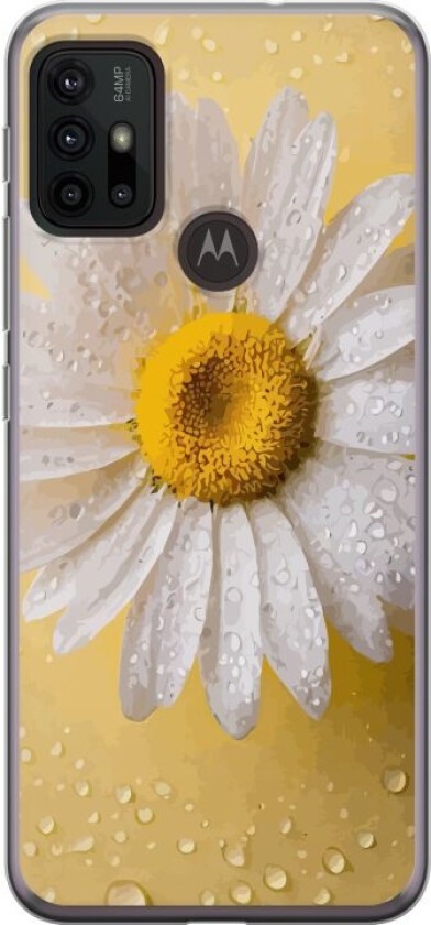 Mobildeksel til Motorola Moto G30 med Porselensblomst motiv