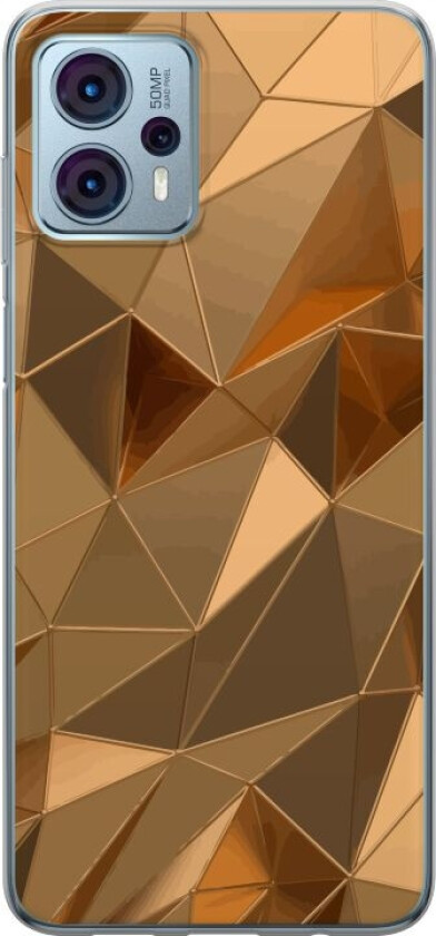 Mobildeksel til Motorola Moto G23 med 3D Gull motiv