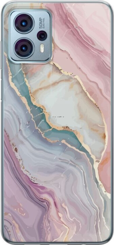 Mobildeksel til Motorola Moto G23 med Marmor motiv
