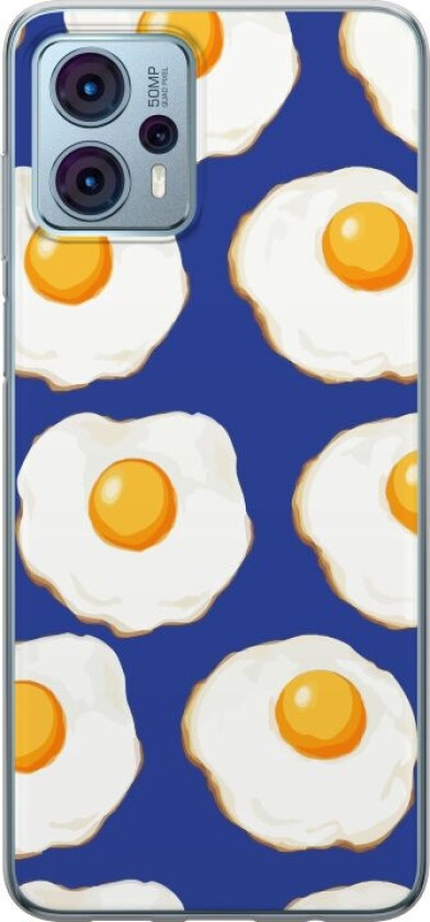 Mobildeksel til Motorola Moto G23 med Stekte egg motiv