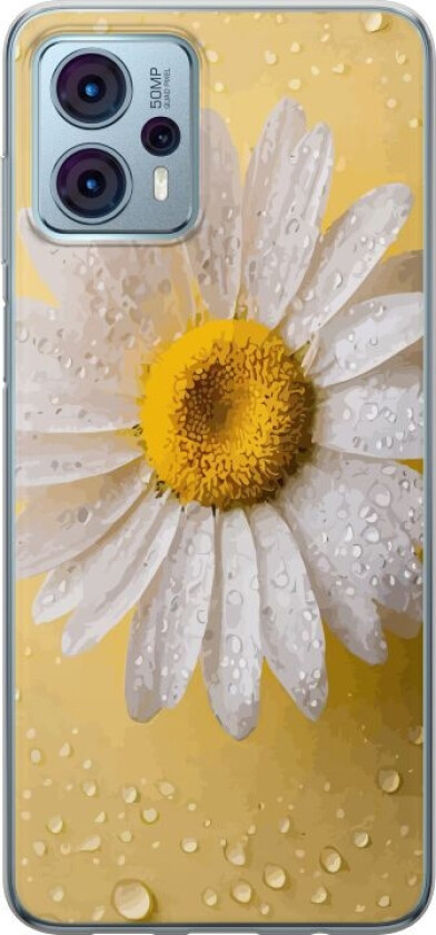 Mobildeksel til Motorola Moto G23 med Porselensblomst motiv