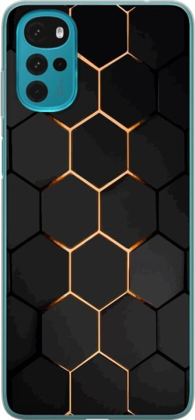 Mobildeksel til Motorola Moto G22 med Luksuriøst Mønster motiv