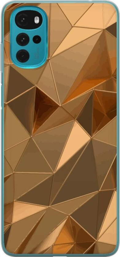 Mobildeksel til Motorola Moto G22 med 3D Gull motiv