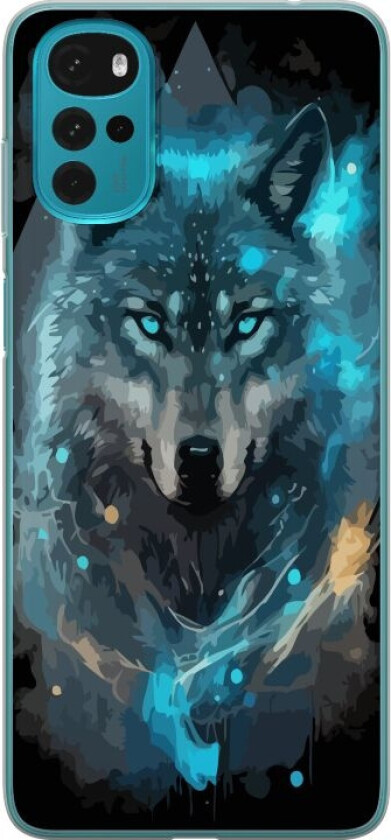 Mobildeksel til Motorola Moto G22 med Ulve motiv