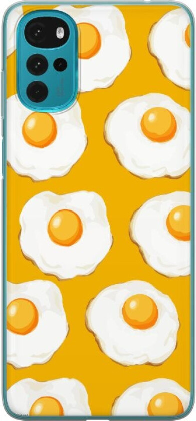 Mobildeksel til Motorola Moto G22 med Stekt egg motiv