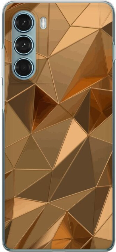 Mobildeksel til Motorola Moto G200 5G med 3D Gull motiv