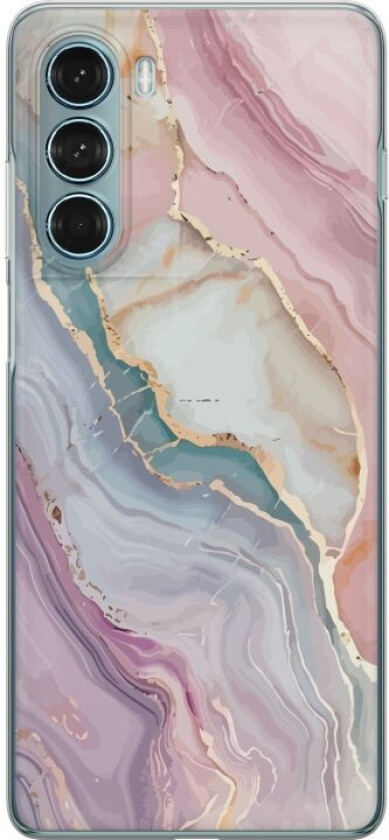 Mobildeksel til Motorola Moto G200 5G med Marmor motiv
