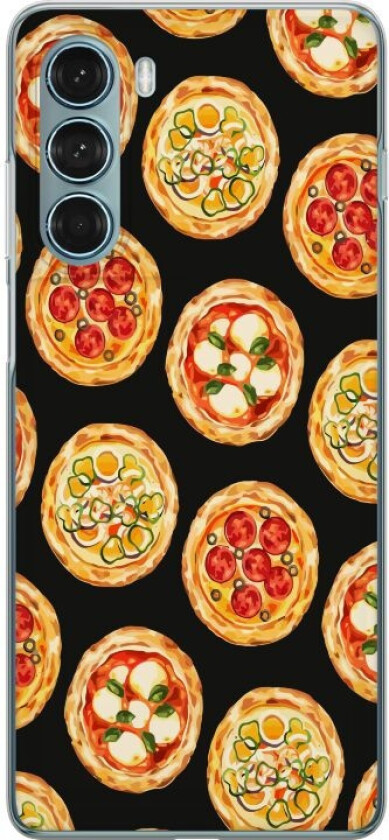 Mobildeksel til Motorola Moto G200 5G med Pizza motiv