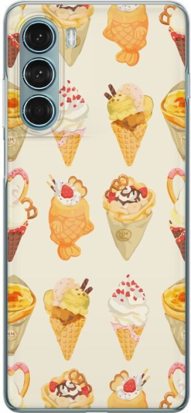 Mobildeksel til Motorola Moto G200 5G med Glassig motiv