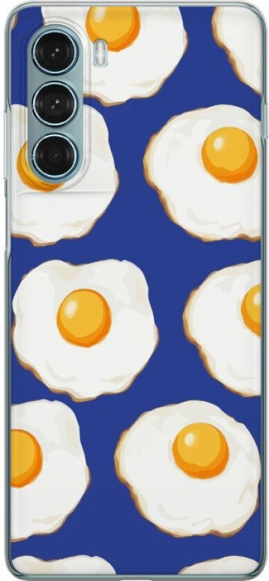 Mobildeksel til Motorola Moto G200 5G med Stekte egg motiv