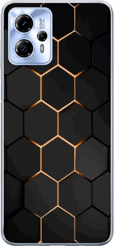 Mobildeksel til Motorola Moto G13 med Luksuriøst Mønster motiv