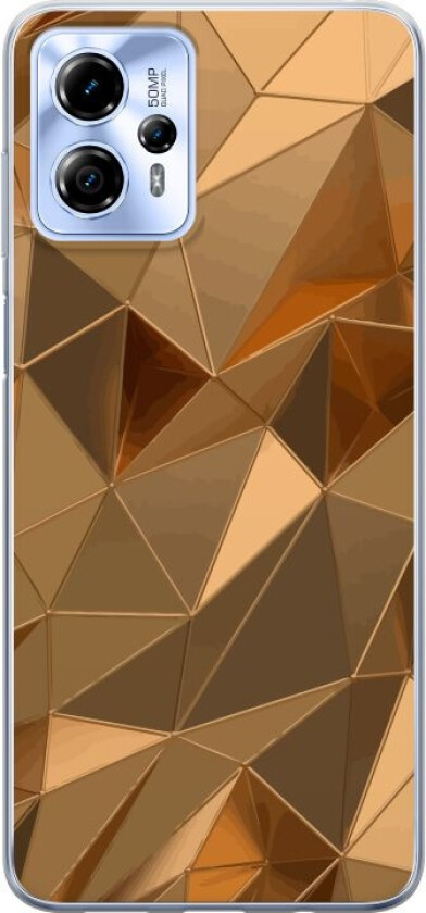 Mobildeksel til Motorola Moto G13 med 3D Gull motiv