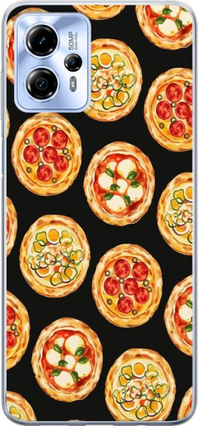 Mobildeksel til Motorola Moto G13 med Pizza motiv