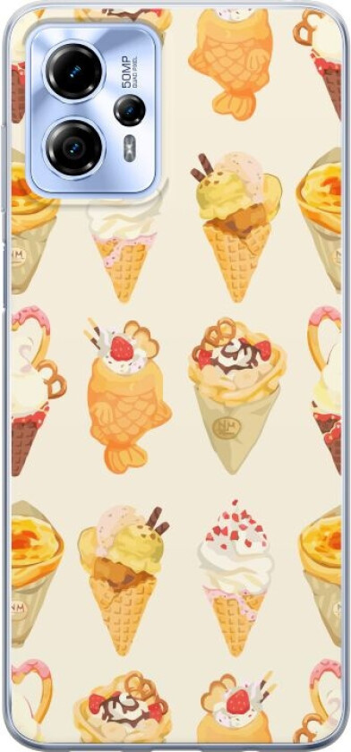 Mobildeksel til Motorola Moto G13 med Glassig motiv