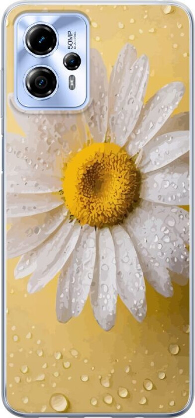 Mobildeksel til Motorola Moto G13 med Porselensblomst motiv