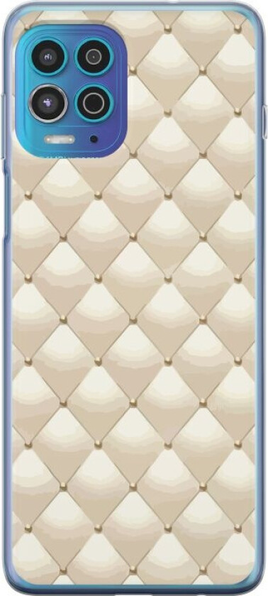 Mobildeksel til Motorola Moto G100 med Gullglans motiv