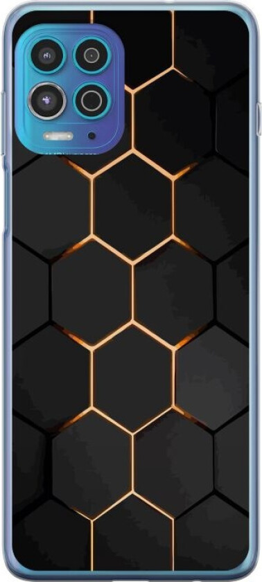 Mobildeksel til Motorola Moto G100 med Luksuriøst Mønster motiv