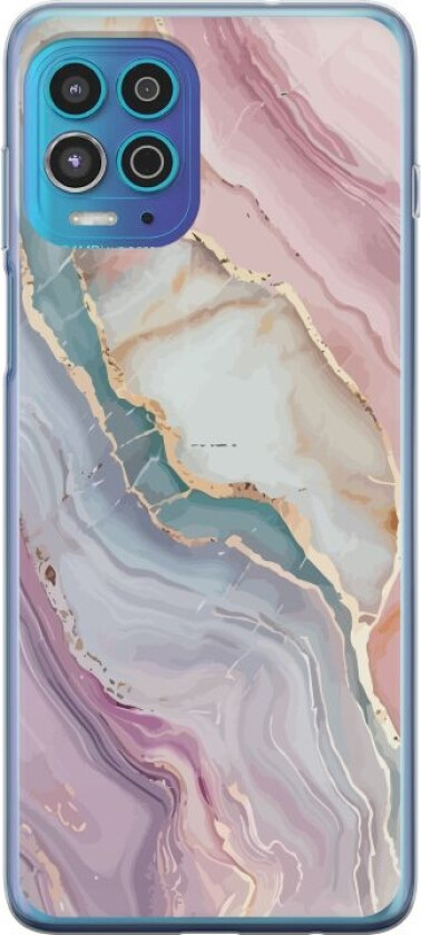 Mobildeksel til Motorola Moto G100 med Marmor motiv