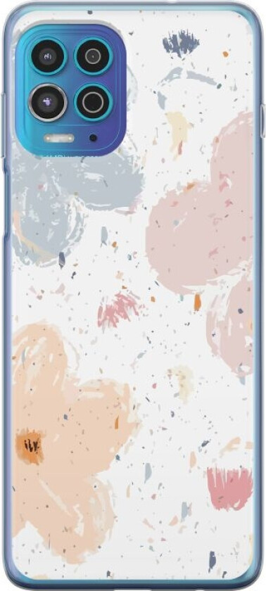 Mobildeksel til Motorola Moto G100 med Blomster motiv