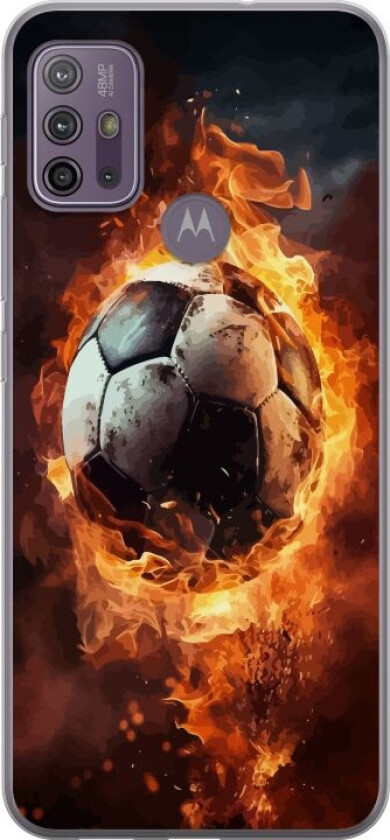Mobildeksel til Motorola Moto G10 med Fotball motiv