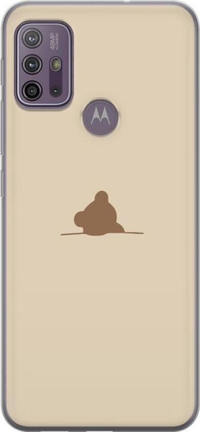 Mobildeksel til Motorola Moto G10 med Nalle motiv