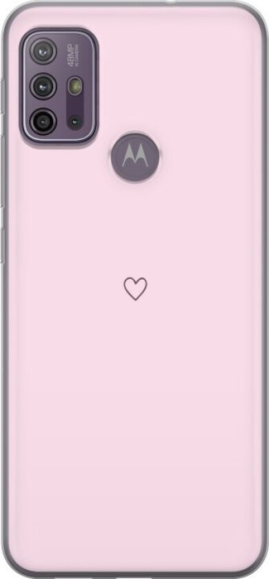 Mobildeksel til Motorola Moto G10 med Hjerte motiv