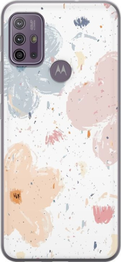 Mobildeksel til Motorola Moto G10 med Blomster motiv
