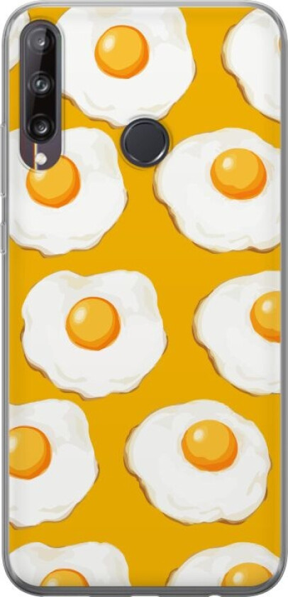 Mobildeksel til Huawei P40 lite E med Stekt egg motiv