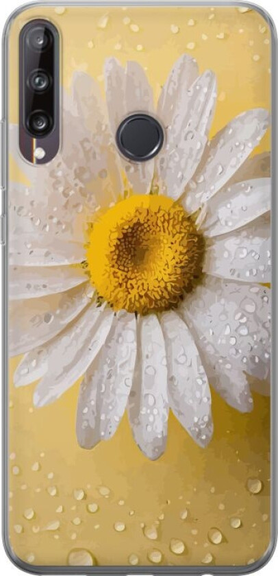 Mobildeksel til Huawei P40 lite E med Porselensblomst motiv