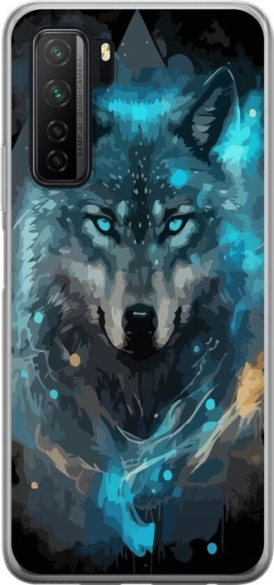 Mobildeksel til Huawei P40 lite 5G med Ulve motiv