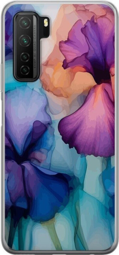 Mobildeksel til Huawei P40 lite 5G med Magiske blomster motiv