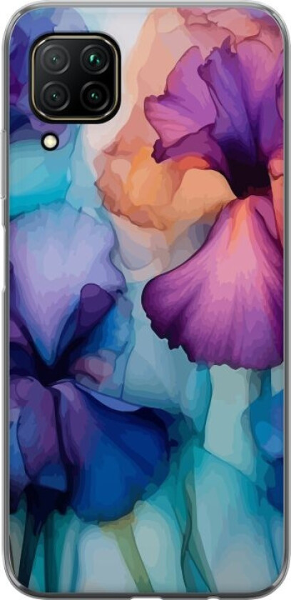 Mobildeksel til Huawei P40 lite med Magiske blomster motiv