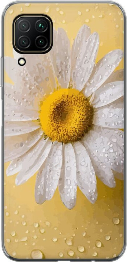 Mobildeksel til Huawei P40 lite med Porselensblomst motiv