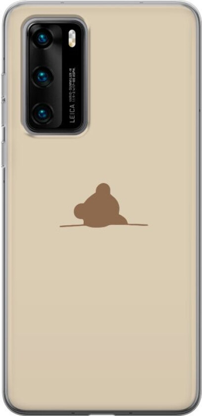 Mobildeksel til Huawei P40 med Nalle motiv